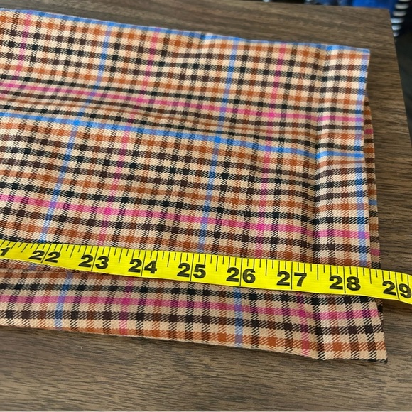 Twik Colorful Plaid High-Waisted Pants XS - Picture 10 of 11